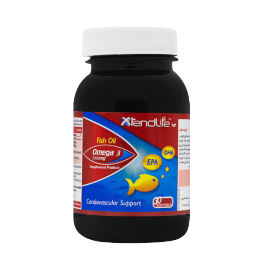 کپسول ژلاتینی امگا۳ اکستند لایف ۱۰۰۰میلی گرم 30 عددی